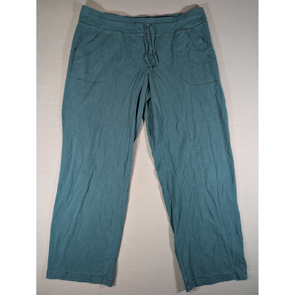 Athletic Works Womens XL Gem Slate Wide Leg Lounge Pants AWL47140 Drawstring